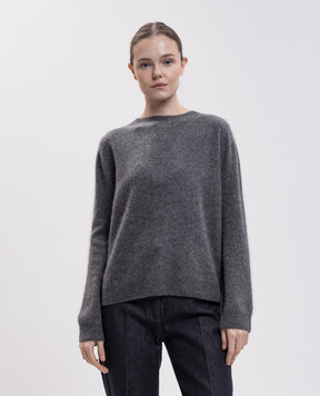Max Mara Weekend Серый свитер ECO из шерсти и кашемира WKDECO