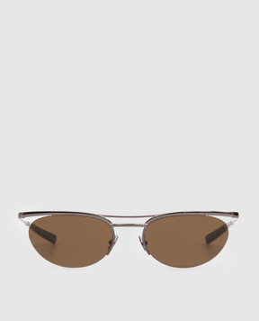 Saint Laurent Сріблясті сонцезахисні окуляри 862854Y9969