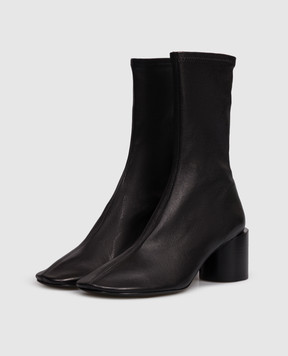 Jil Sander Черные кожаные ботильоны J16WU0072P1758