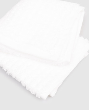 L'Appartement Білий махровий рушник Texture 30х40 TEXTURECOTTONWASHCLOTH