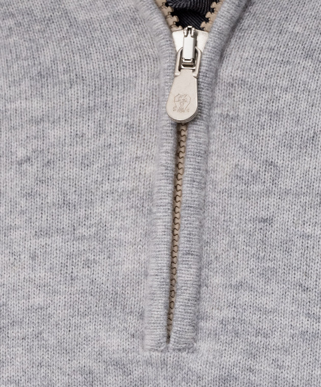 Brunello Cucinelli Серый джемпер M2200124 изображение 5