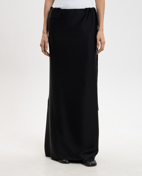 Ann Demeulemeester Черная юбка макси Eveline B0010457FA647