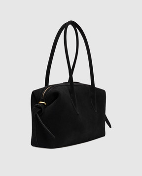 YUZEFI Чорна замшева сумка BRIOCHE BRIOCHEDUFFLE
