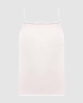 Peserico Білий топ із шовку A08921D02372