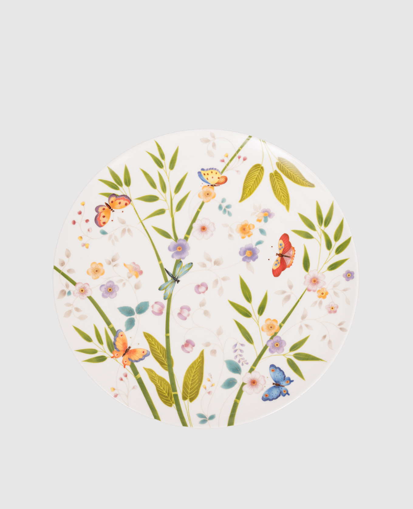 Белая порелянная обеденная тарелка Incanto di Primavera
