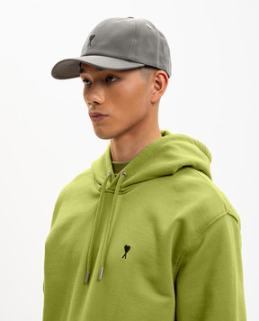 Ami Paris Серая кепка с вышивкой эмблемы UCP265AW0041