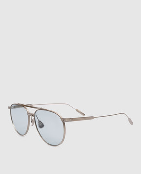 Brunello Cucinelli Серые очки Intarsia Rays с фотохромными линзами MOCPATTS12