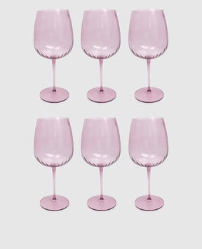 Vema Набір рожевих келихів ROMANTIC 6 шт OPIUM75ROMANTIC