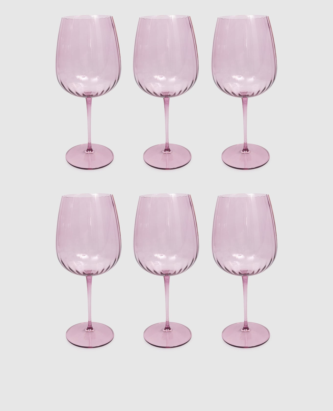 Набор розовых бокалов ROMANTIC 6 шт