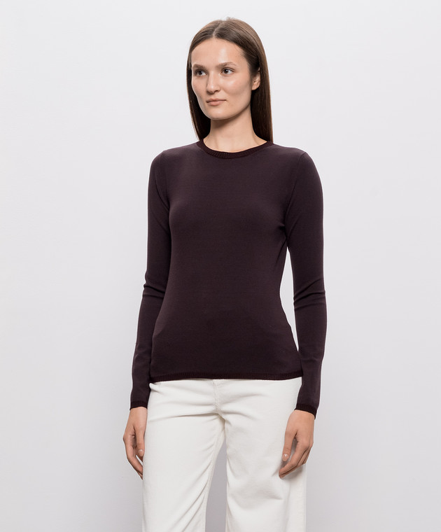 Twinset Бордовый джемпер 262TT3330 изображение 3