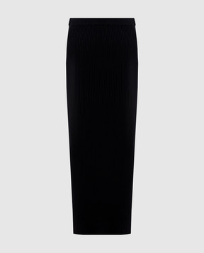 Twinset Черная юбка в рубчик 262AP3103