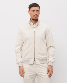 Enrico Mandelli Бежевая куртка из шерсти 3L506A5650