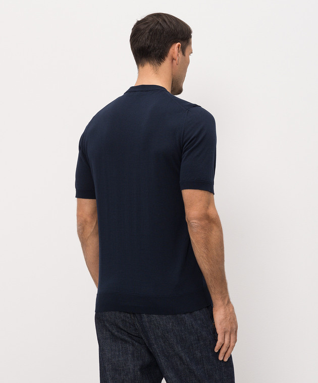 Cashmere&Whiskey Синя футболка MB003 зображення 4