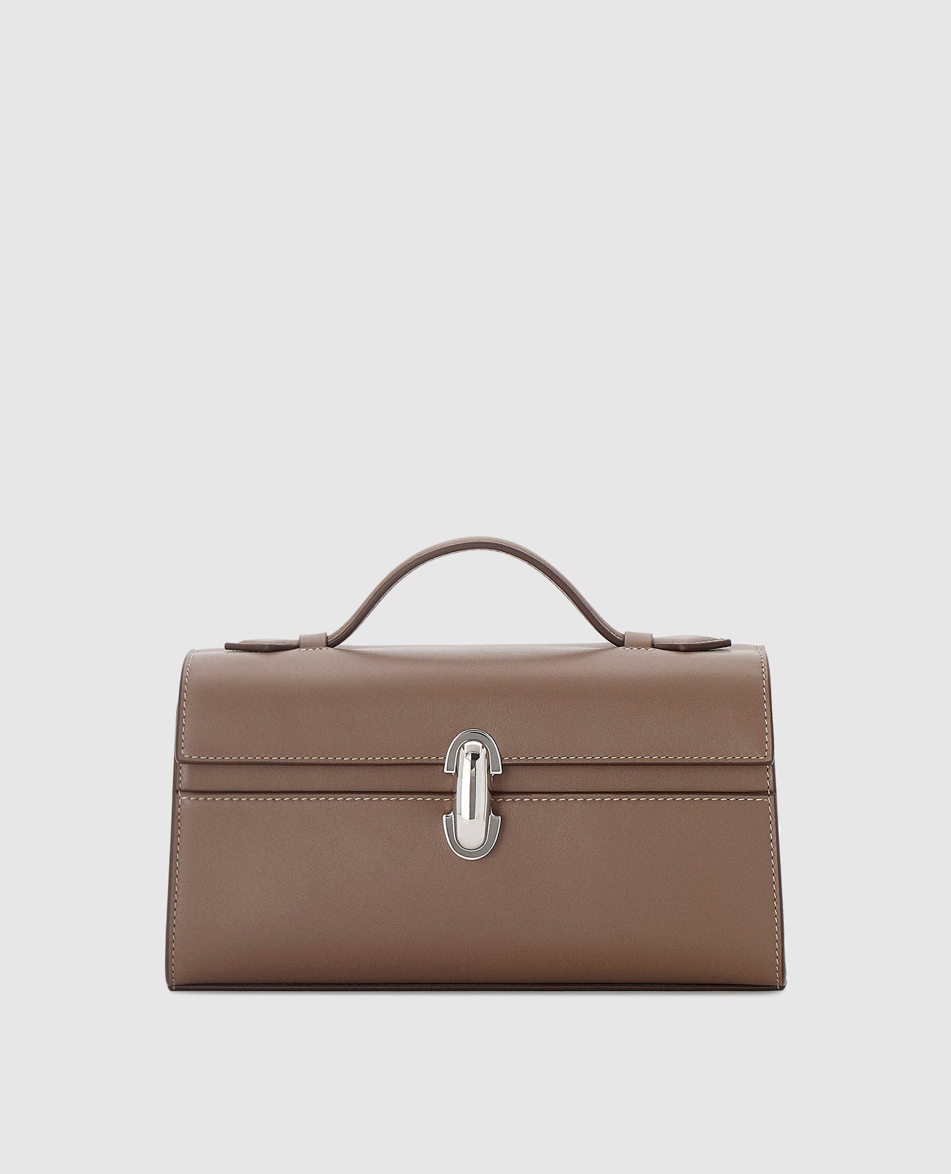 

Коричневый кожаный клатч Symmetry, Клатчи