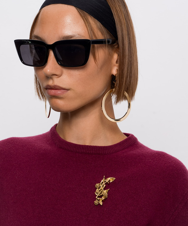 Saint Laurent брошь Cassandre с подвесками A001RGY1500 изображение 2