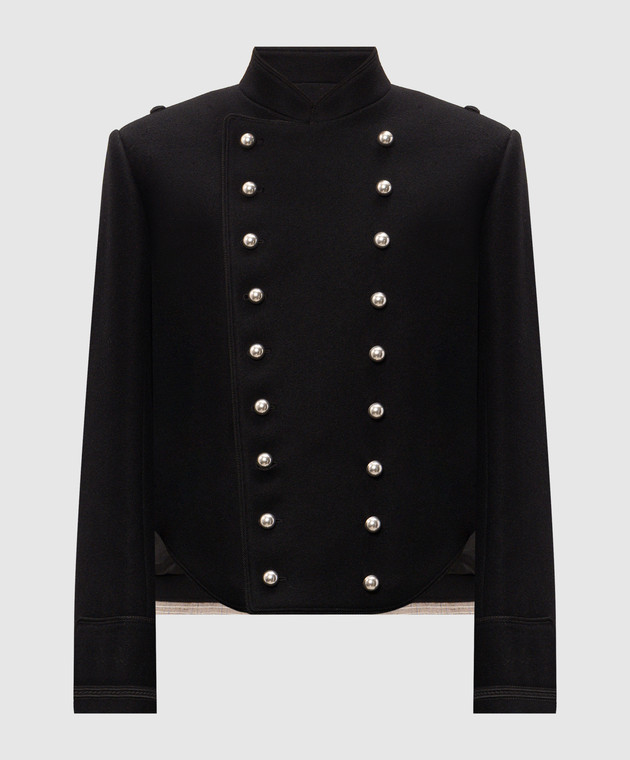 Ann Demeulemeester Черный двубортный укороченный жакет Noa Marsina B0014456FA797