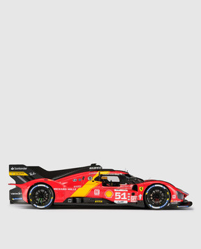 Amalgam Красный сувенир в форме болида Ferrari 499P M6274SC1