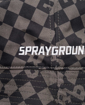 Sprayground Дитяча сіра панама в клітинку SP14998GRY