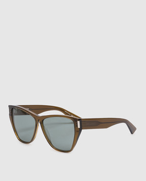 Saint Laurent Коричневые солнцезащитные очки 927 A003D9Y9956