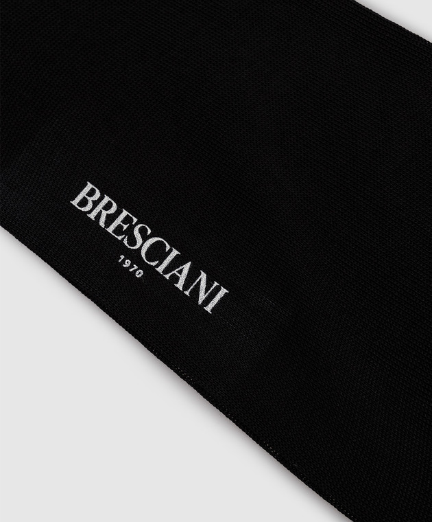 Bresciani Темно-коричневі короткі шкарпетки з бавовни MP009RI0006BR зображення 2