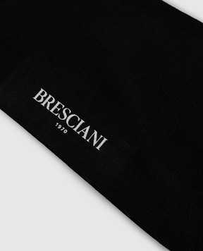 Bresciani Темно-коричневі короткі шкарпетки з бавовни MP009RI0006BR