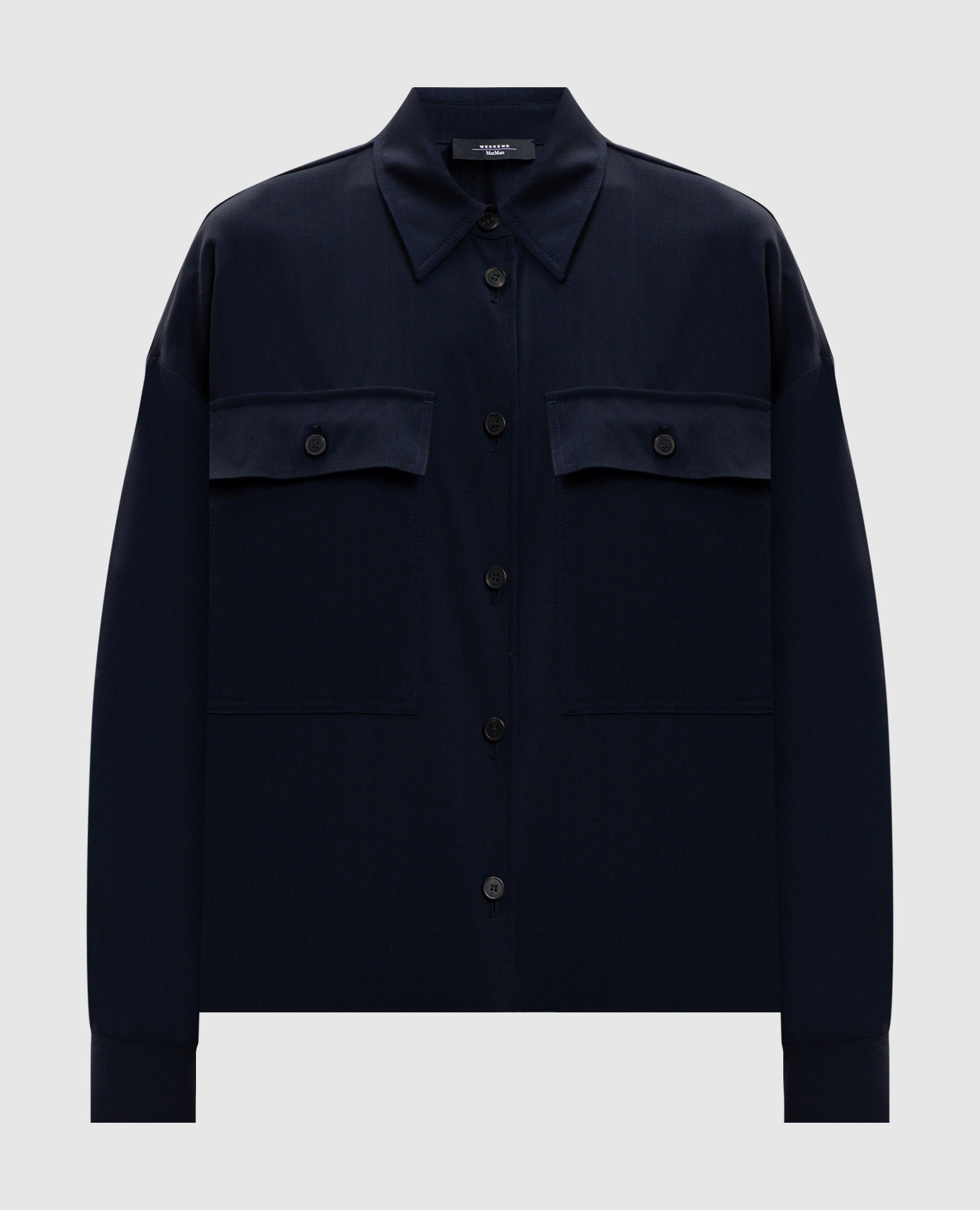 Синя сорочка MULINO з вовни