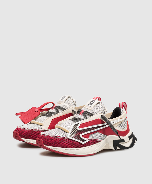 Off-White Красные кроссовки Space Memo OF05804609 изображение 2