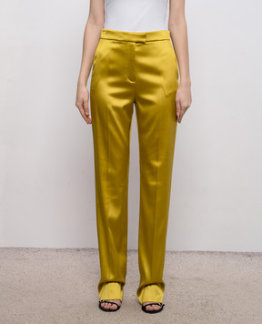 Valentino Жовті штани із шовку 8B0RB786A8H