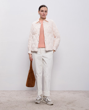 Peserico Рожевий светр з вовною альпаки S99032F079087B