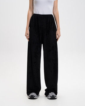 Balenciaga Черные брюки с логотипом 851454TTV02