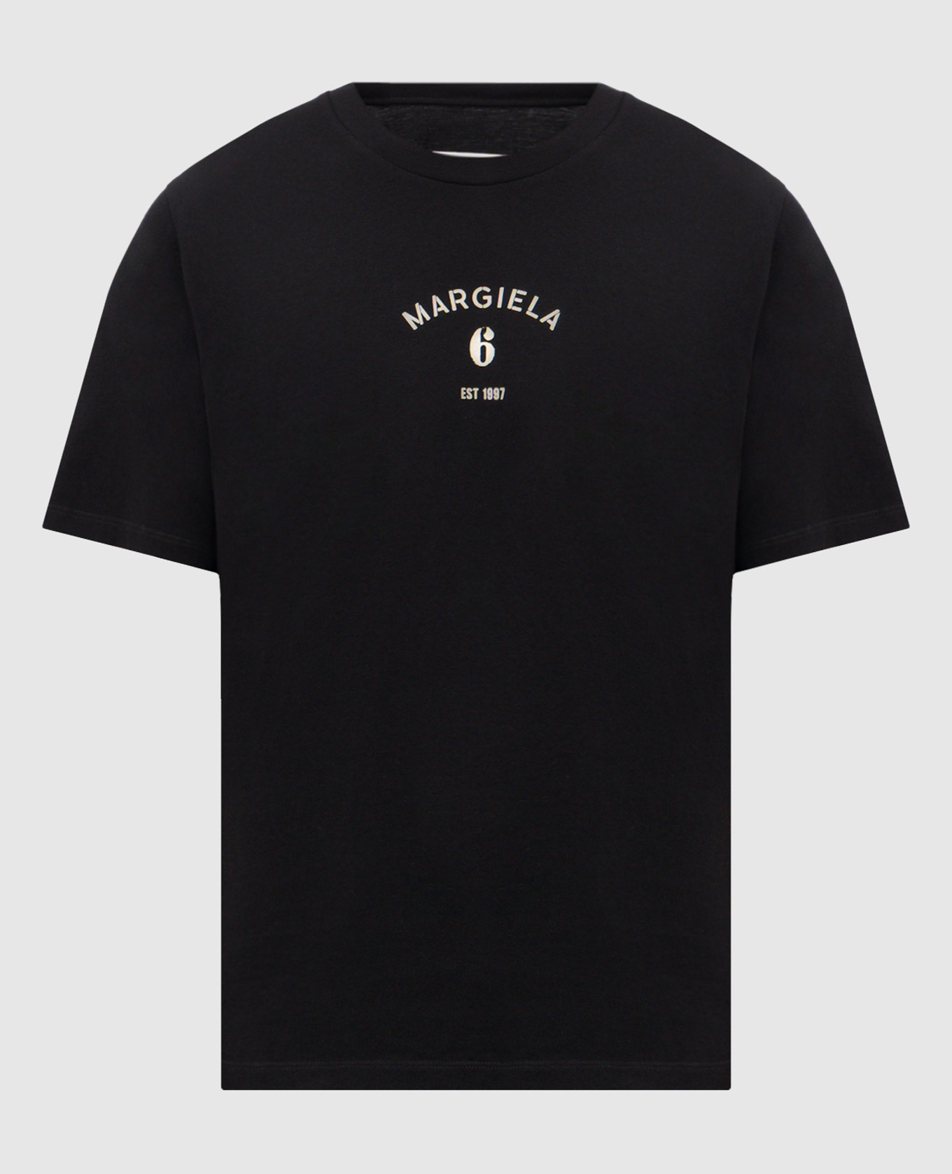 

Черная футболка с принтом логотипа, Черный, Футболки