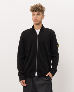 Stone Island Чорний кардиган з вовни L2S155100023S00B4