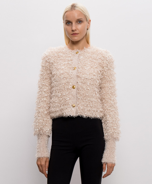 Twinset Бежевый кардиган 262TP3130 изображение 3