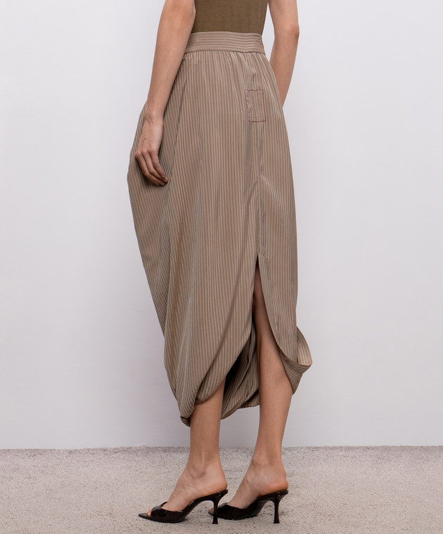 UMA WANG Бежева спідниця Gink UW2026 зображення 4