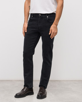 Enrico Mandelli Серые джинсы с логотип патч 0MIAMI5861