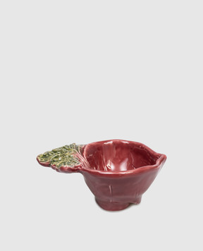 Bitossi Home Бордовая керамическая пиала в форме свеклы CEV25003