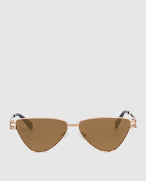 Palm Angels Золотые очки Fontana с монограммой PA2004767659