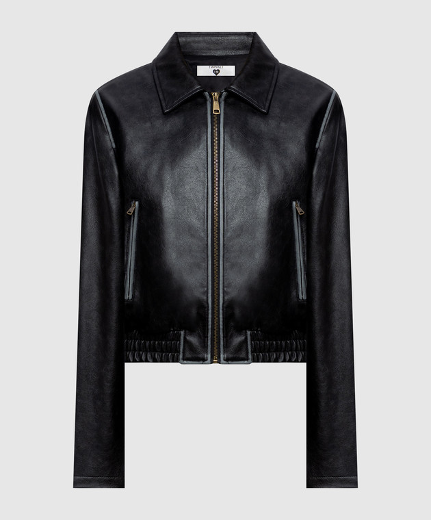 Twinset Черная куртка с пластиной логотипа 262LI2KCC