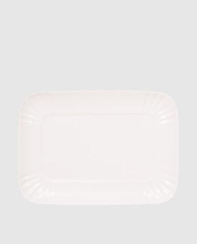 SELETTI Белый фарфоровый поднос Estetico Quotidiano 10646