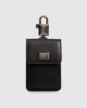 Dolce&Gabbana Чорна шкіряна візитниця BP3447AH850