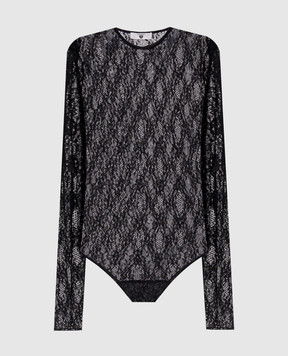 Twinset Черное боди из кружева 262LI2NEE
