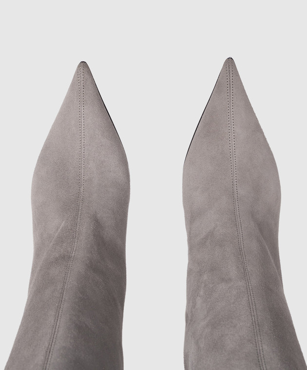 Le Silla Сірі замшеві чоботи BELLA 4236C080BMPPVEP зображення 4