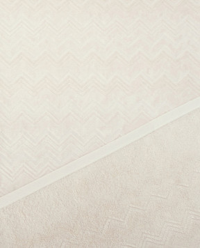 Missoni Home Бежевий махровий рушник Chalk у візерунок 1D3SP99958