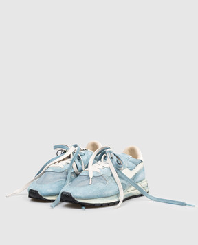 AUTRY Голубые комбинированные кроссовки REELWIND Super Vintage A1UNWVLWYS03