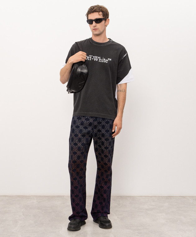 Off-White Футболка с принтом логотипа 44MAA120F26J01D изображение 2