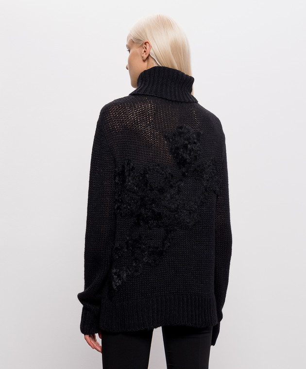 Ann Demeulemeester Черный свитер Fransina с шерстью альпаки B0014337KN092 изображение 4