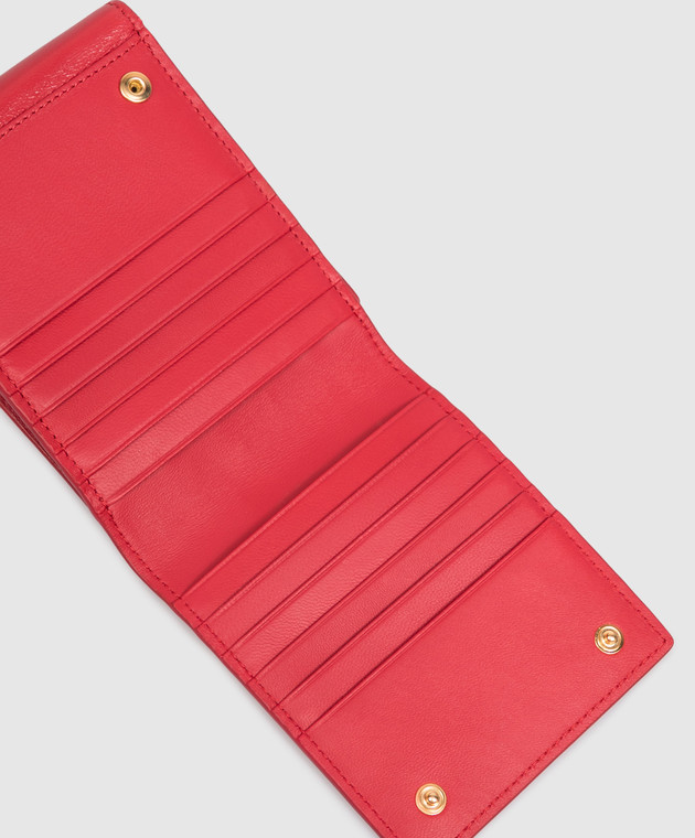 Balmain Красный кожаный портмоне Pulse Trifold HN1NE276LNSA изображение 4