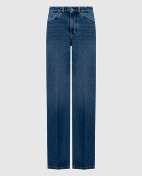 Victoria Beckham Синие джинсы с эффектом потертости 1326DJE005216WR