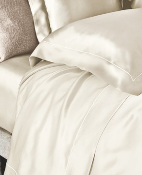 Fazzini Комплект постільної білизни із шовку кольору айворі La Galleria LAGCOCO240X220Q0