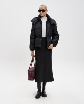 Moncler Черная пуховая куртка Louviere K20931A00220597VT